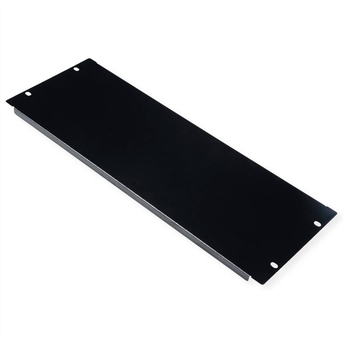 ROLINE Blindabdeckung - Jet Black, RAL 9005 - 4U - 48.3 cm (19")