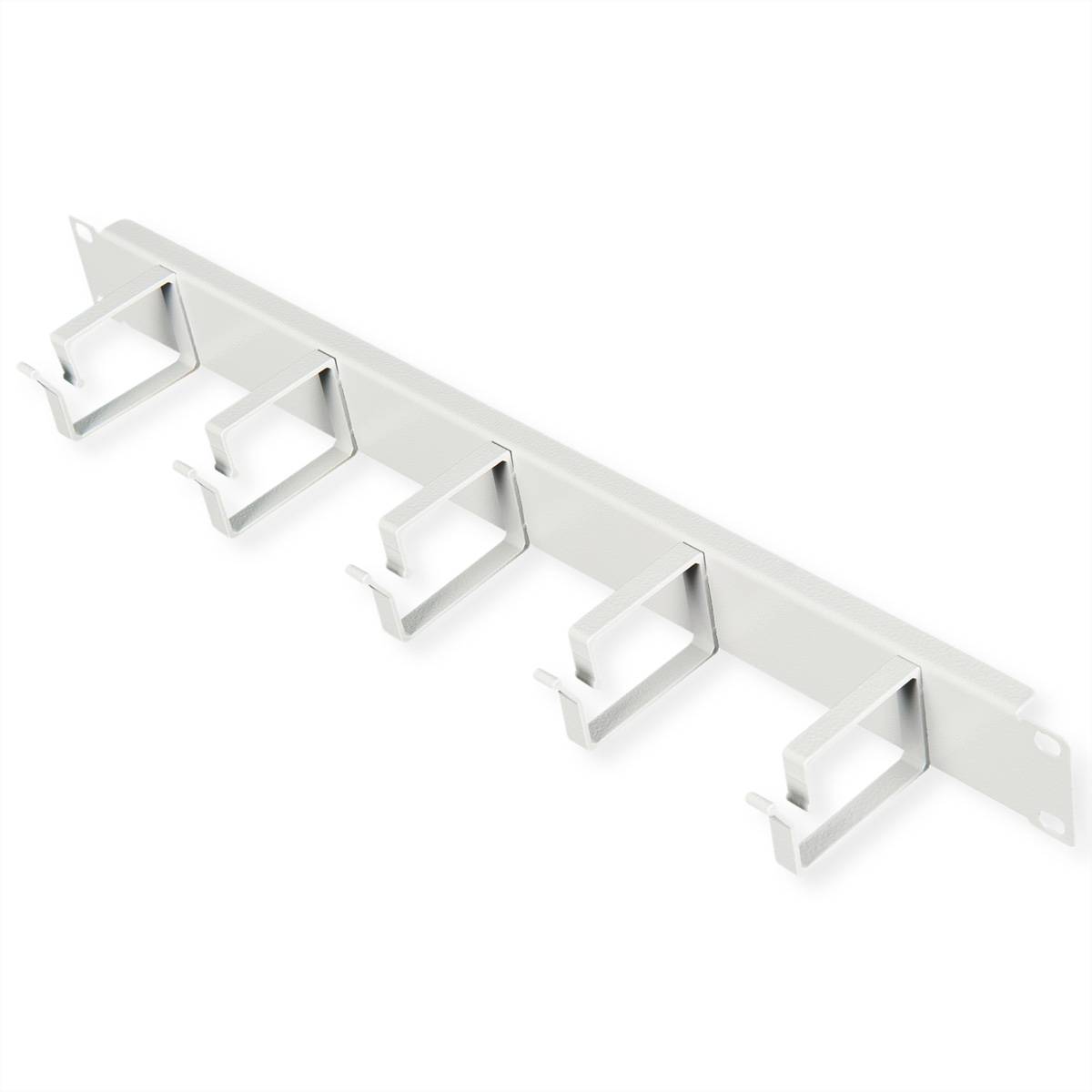 ROLINE Patch Panel - 40 x 60 mm - Hellgrau, RAL 7035 - 1U - 48.3 cm (19")