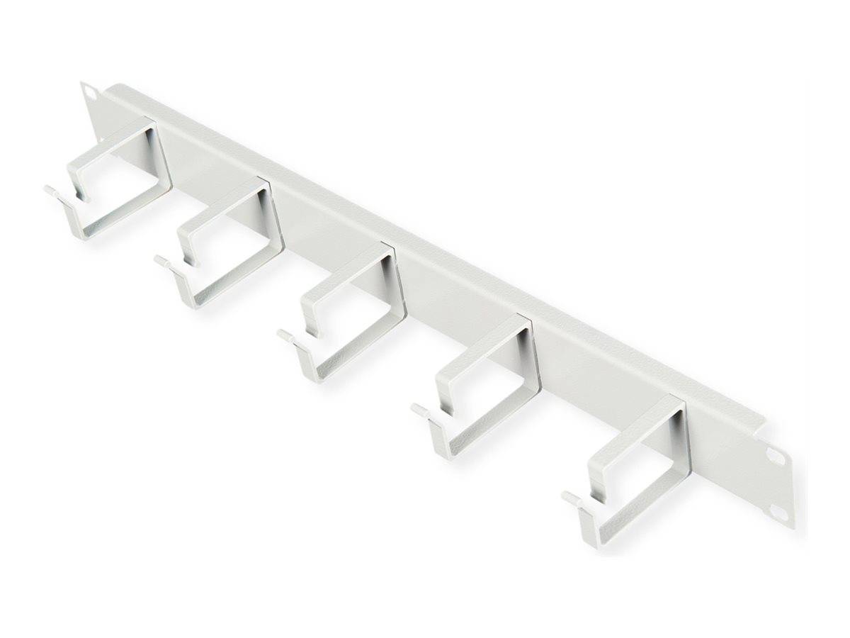 ROLINE Patch Panel - 40 x 60 mm - Hellgrau, RAL 7035 - 1U - 48.3 cm (19")