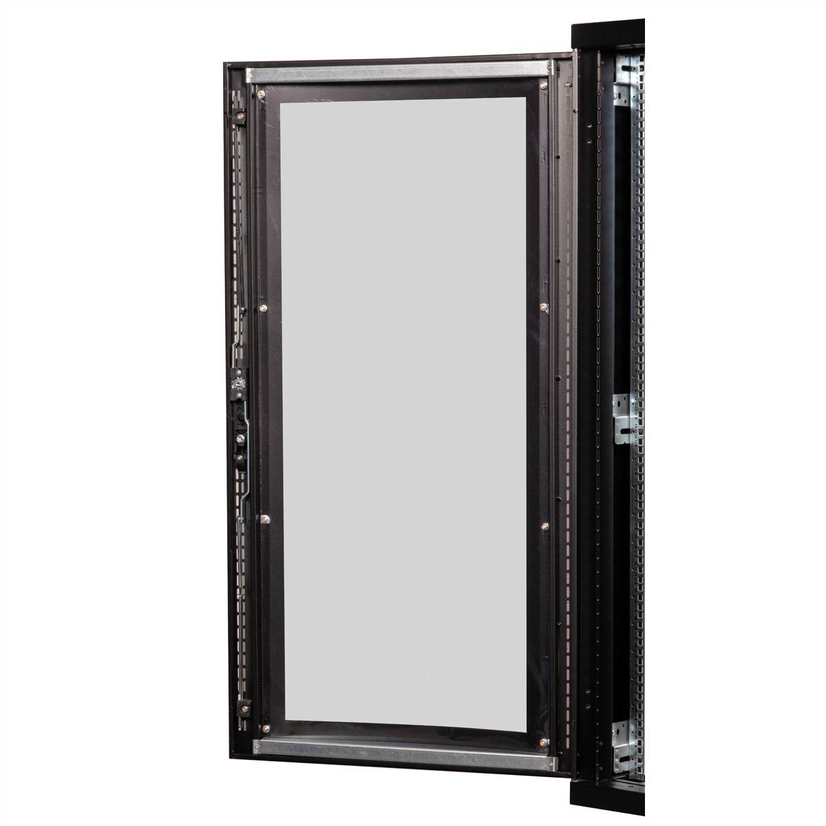 ROLINE 19-Zoll Serverschrank Pro 26 HE, 600x1000 BxT schwarz Plexiglas
