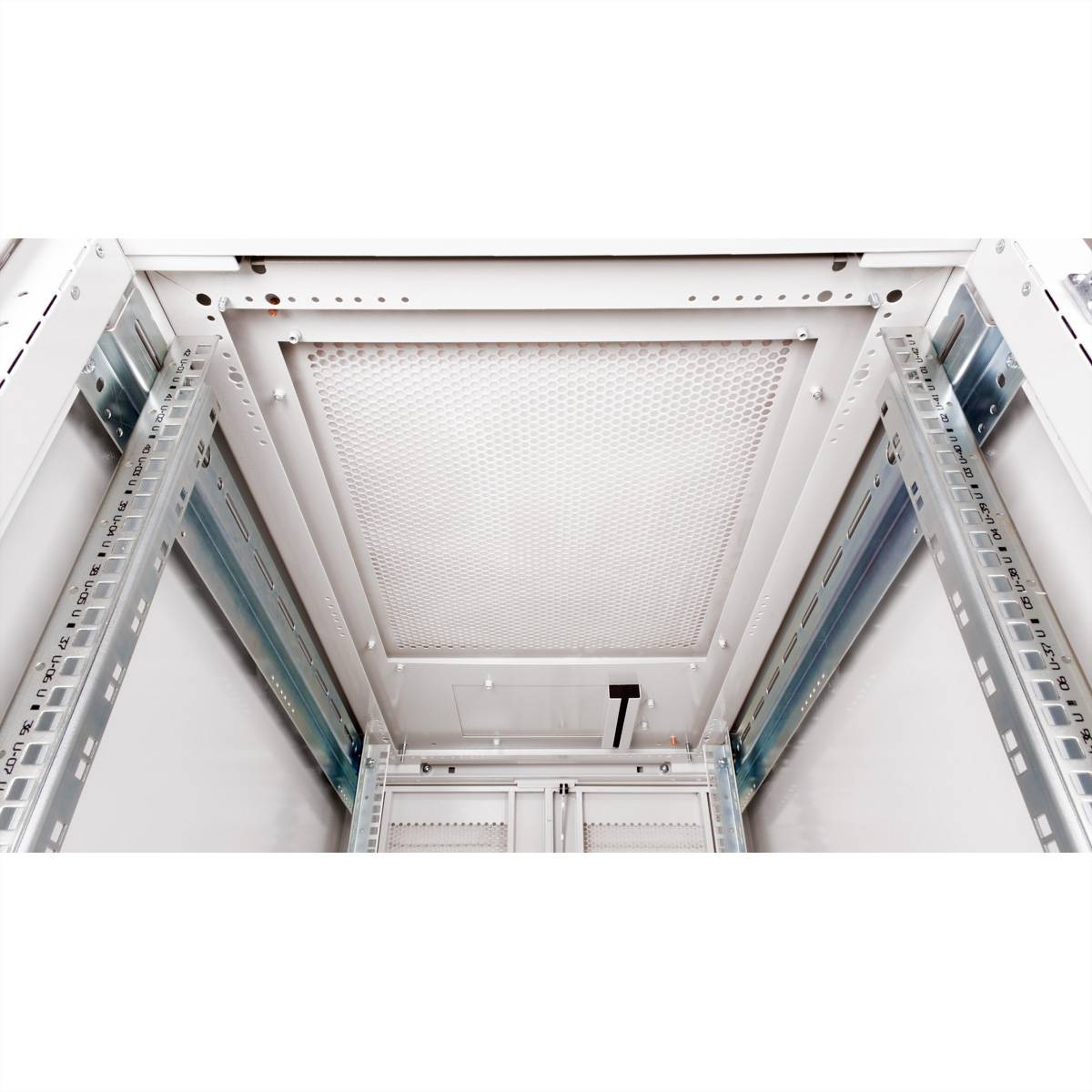 ROLINE 19-Zoll Serverschrank Pro 42 HE, 600x1000 BxT grau Plexiglas