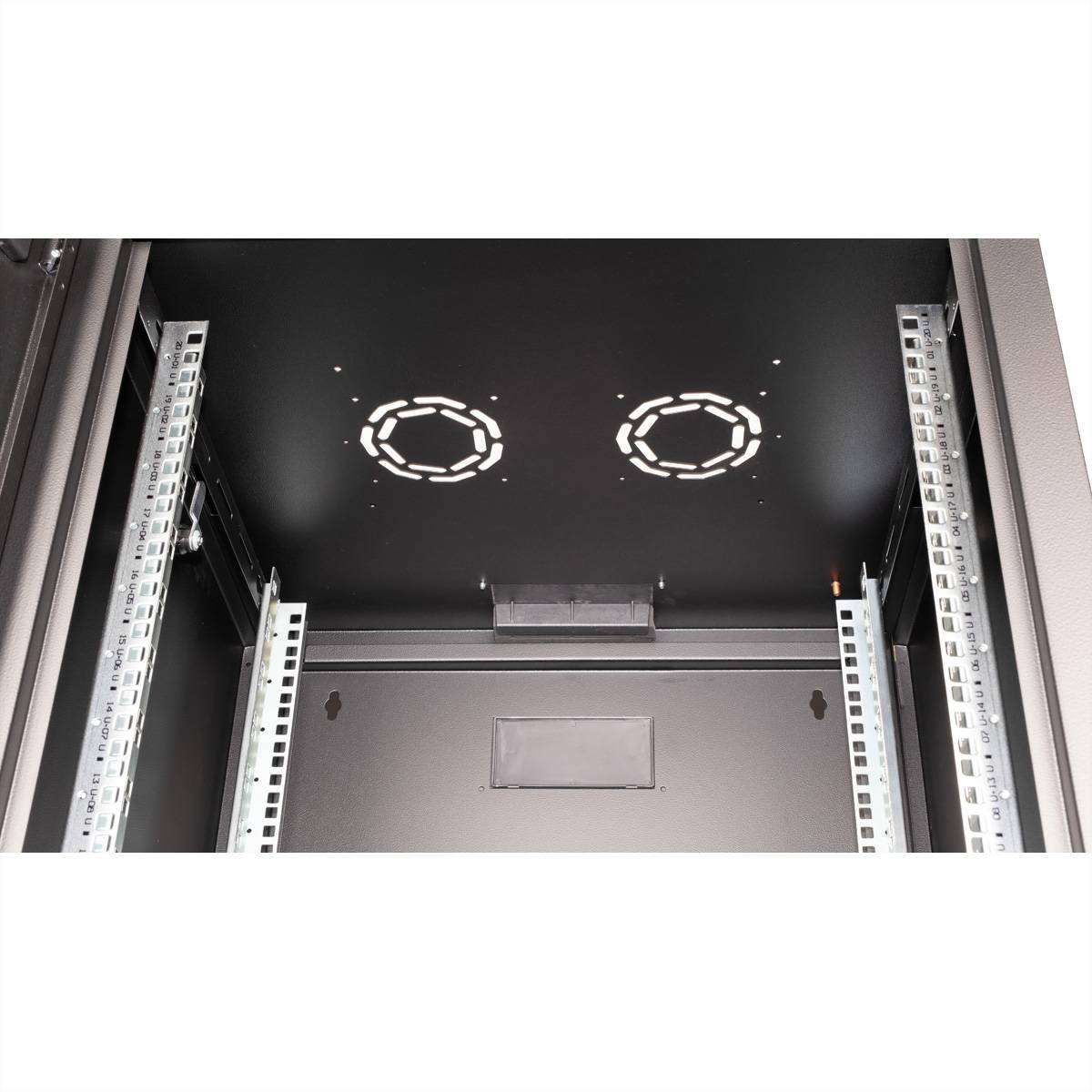 ROLINE 19-Zoll Wandgehäuse Pro 20 HE, 600x600 BxT schwarz