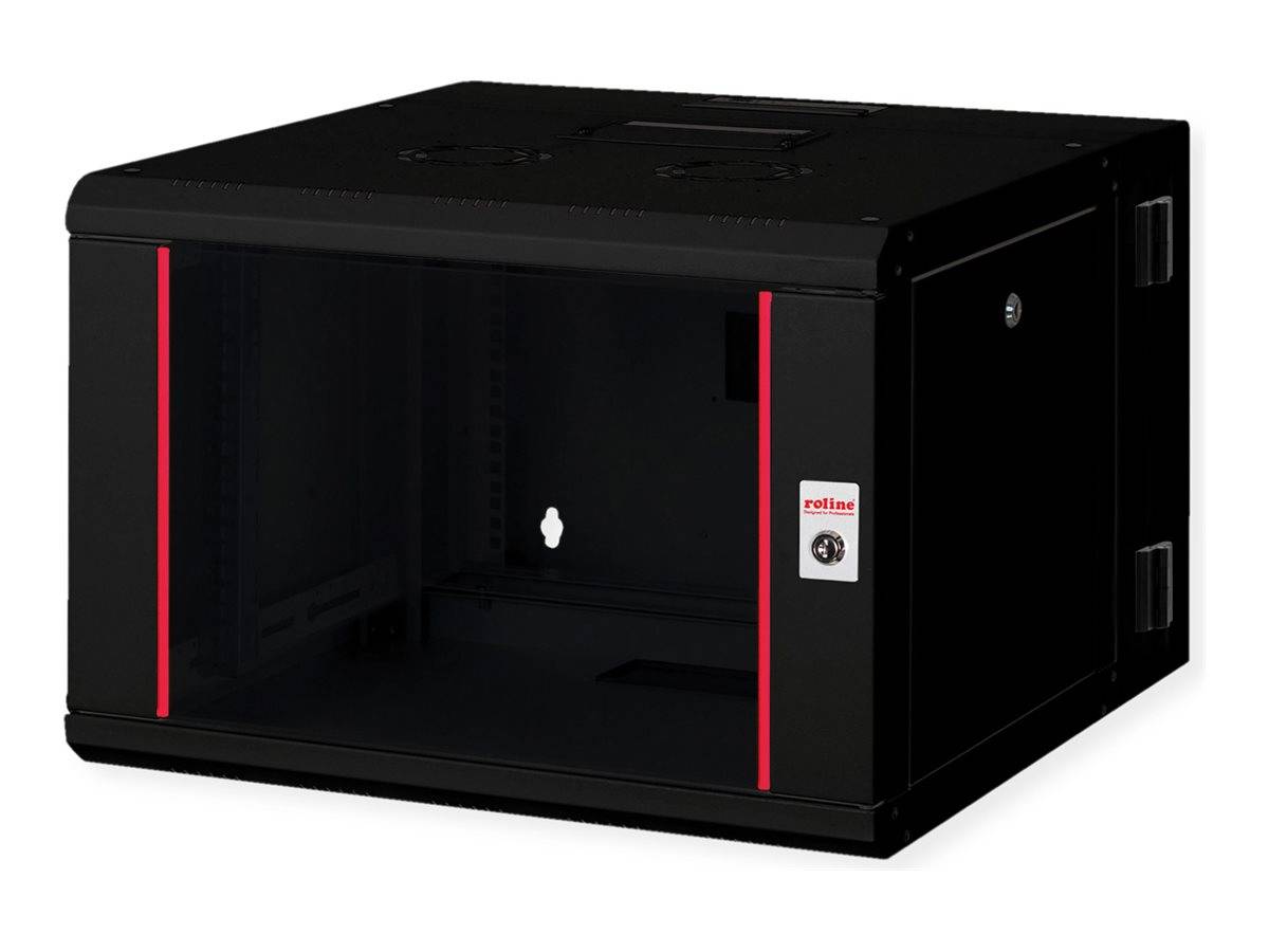 ROTRONIC-SECOMP - Roline Pro - Schrank Netzwerkschrank - zwei-teilig schwenkbar, 600 x 600 mm (B x T)