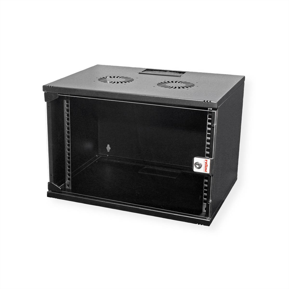 ROLINE 19-Zoll Wandgehäuse Basic 7 HE, 540x400 BxT Bausatz schwarz