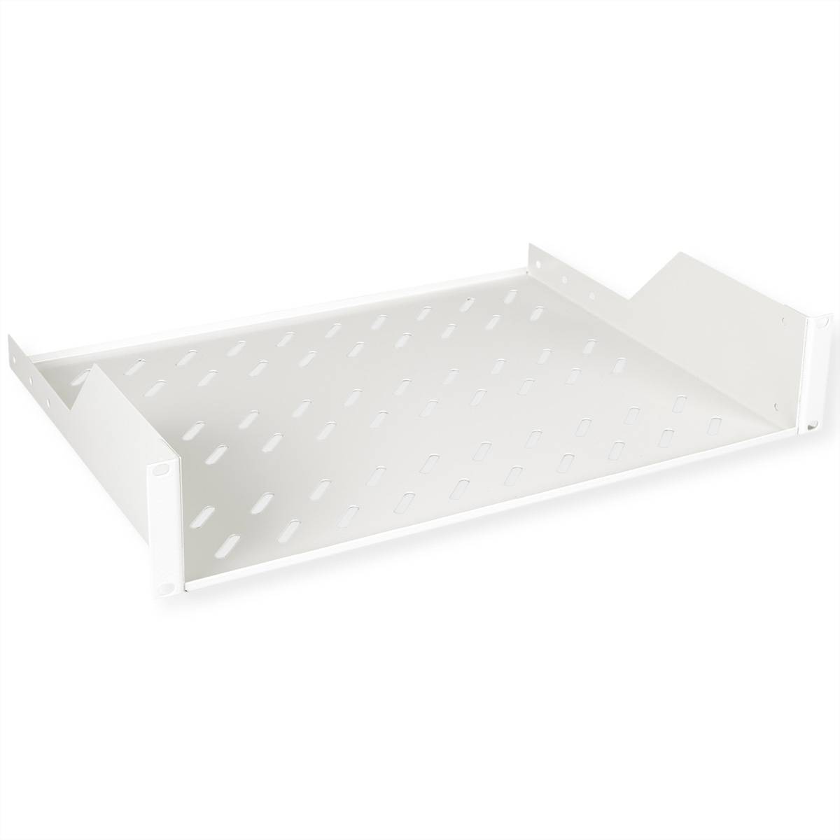 Roline - Rack - Regal - 350 mm tief, Tragfähigkeit 25 kg - RAL 7035, Hellgrau - 2U - 48.3 cm (19"")