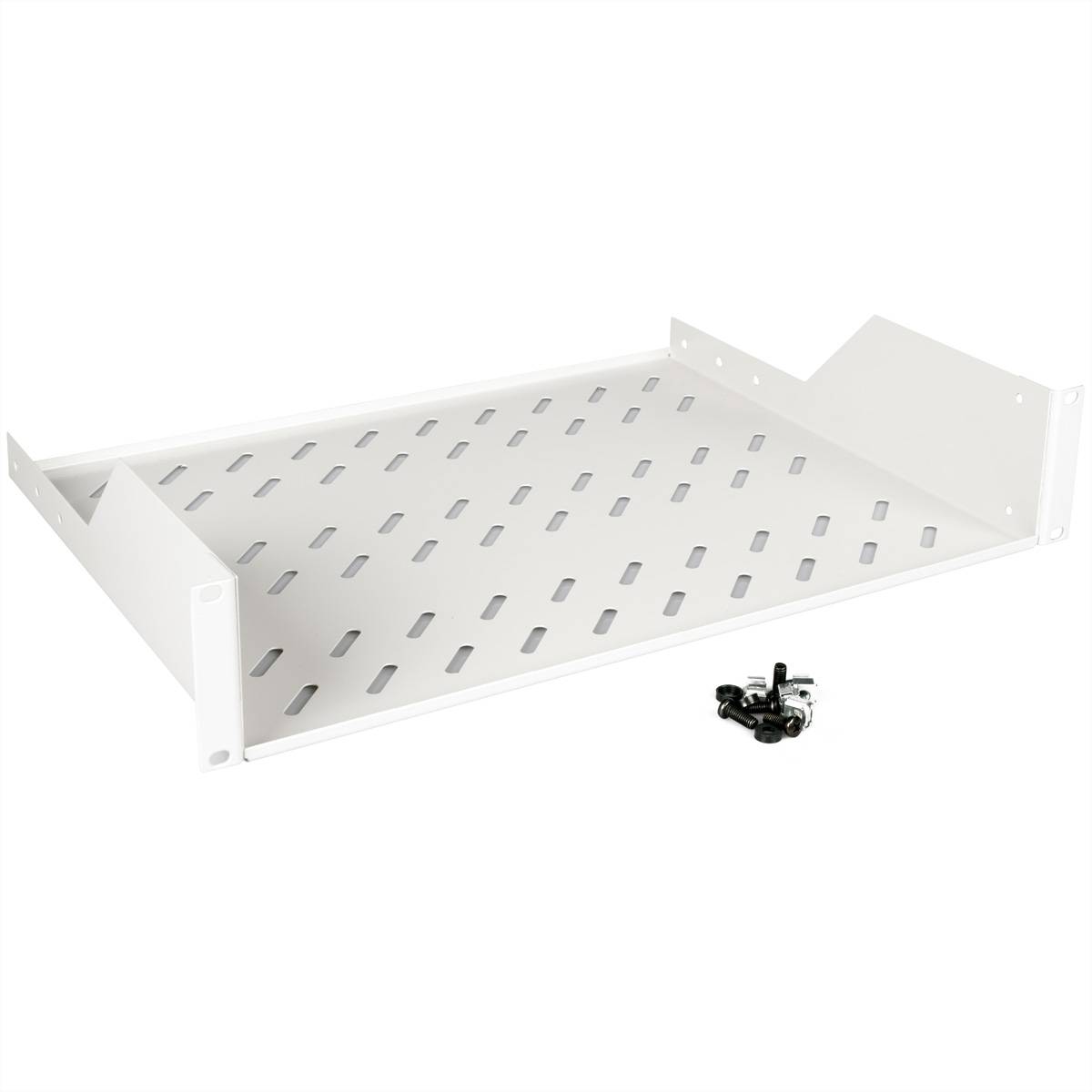 Roline - Rack - Regal - 350 mm tief, Tragfähigkeit 25 kg - RAL 7035, Hellgrau - 2U - 48.3 cm (19"")