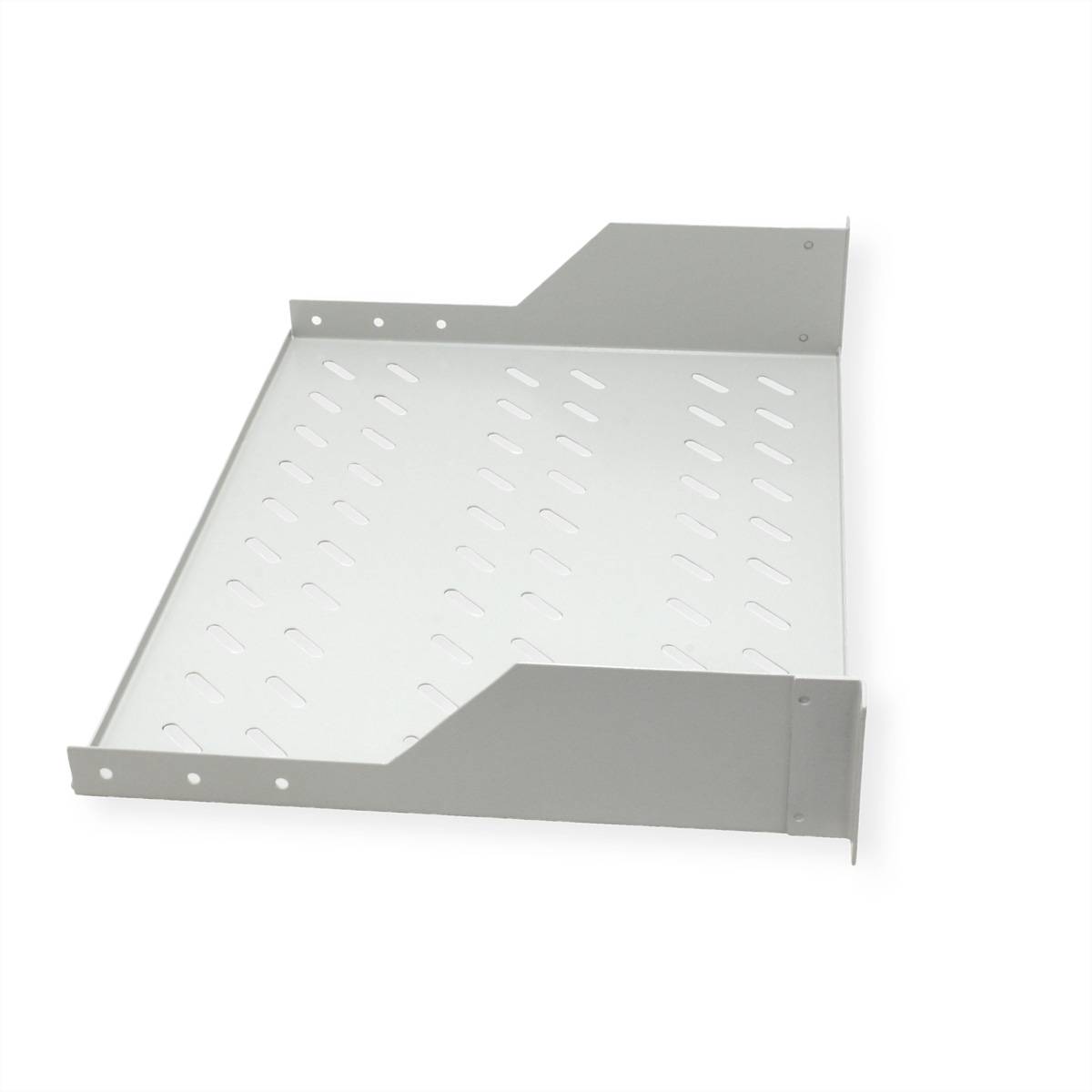 ROLINE 19-Zoll Fachboden 2 HE 350 T, 25kg Tragkraft grau