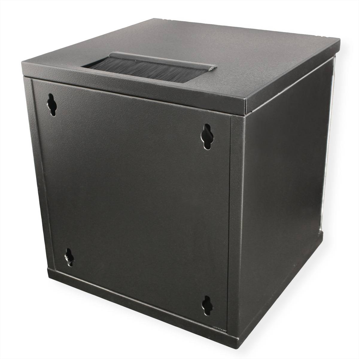 ROLINE 10-Zoll Wandgehäuse 6 HE, 312x300 BxT schwarz