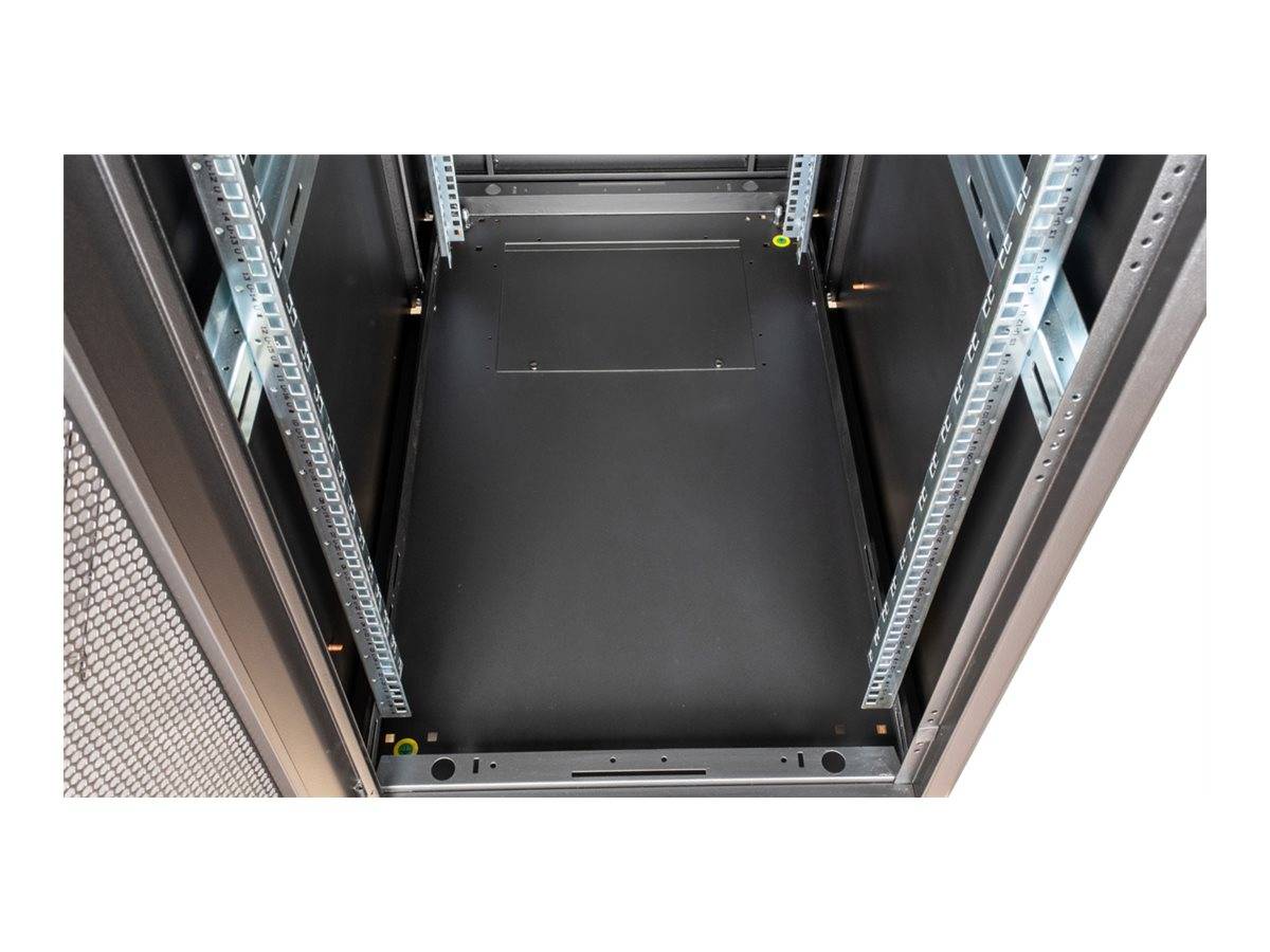 ROTRONIC-SECOMP - Roline Basic - Schrank Netzwerkschrank - perforated door, 600x1000 WxD - RAL 9005, Jet Black - 26U - 4