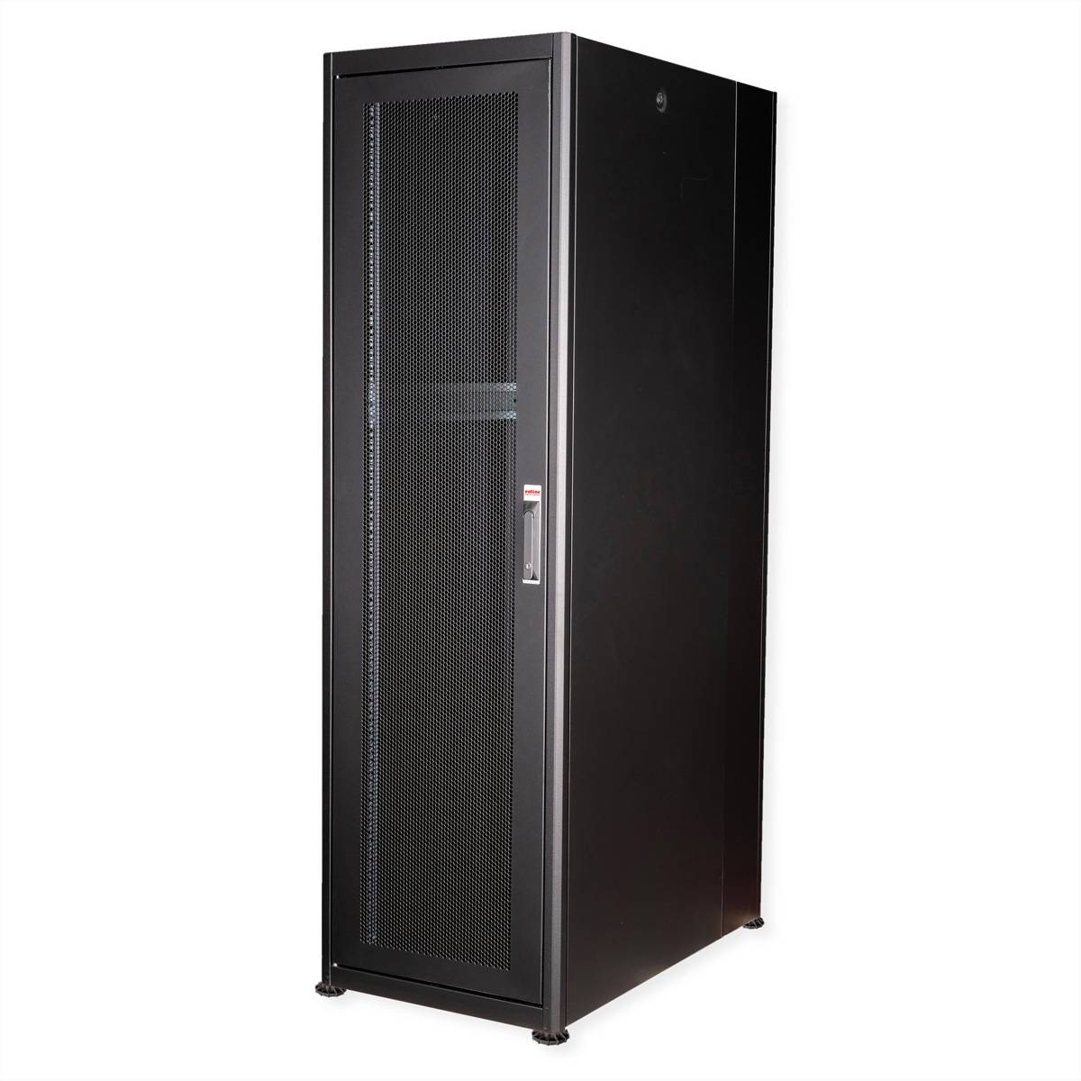 Roline Basic - Schrank Netzwerkschrank - perforierte Tür, 600x1000 BxT - RAL 9005, Jet Black - 42HE - 48.3 cm (19")