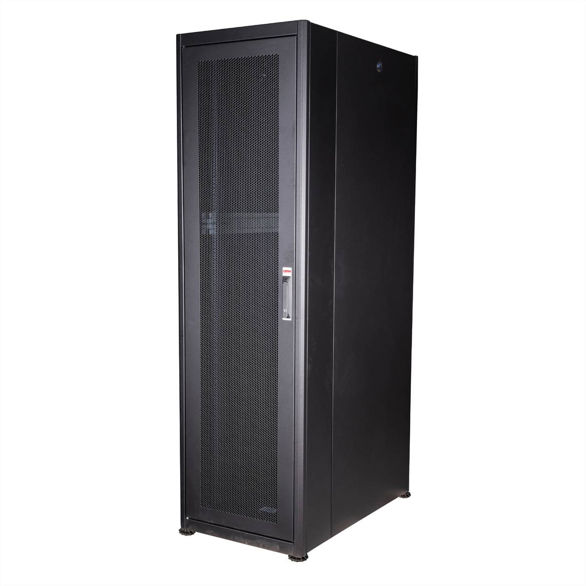 Roline Basic - Schrank Netzwerkschrank - perforierte Tür, 600x1000 BxT - RAL 9005, Jet Black - 42HE - 48.3 cm (19")