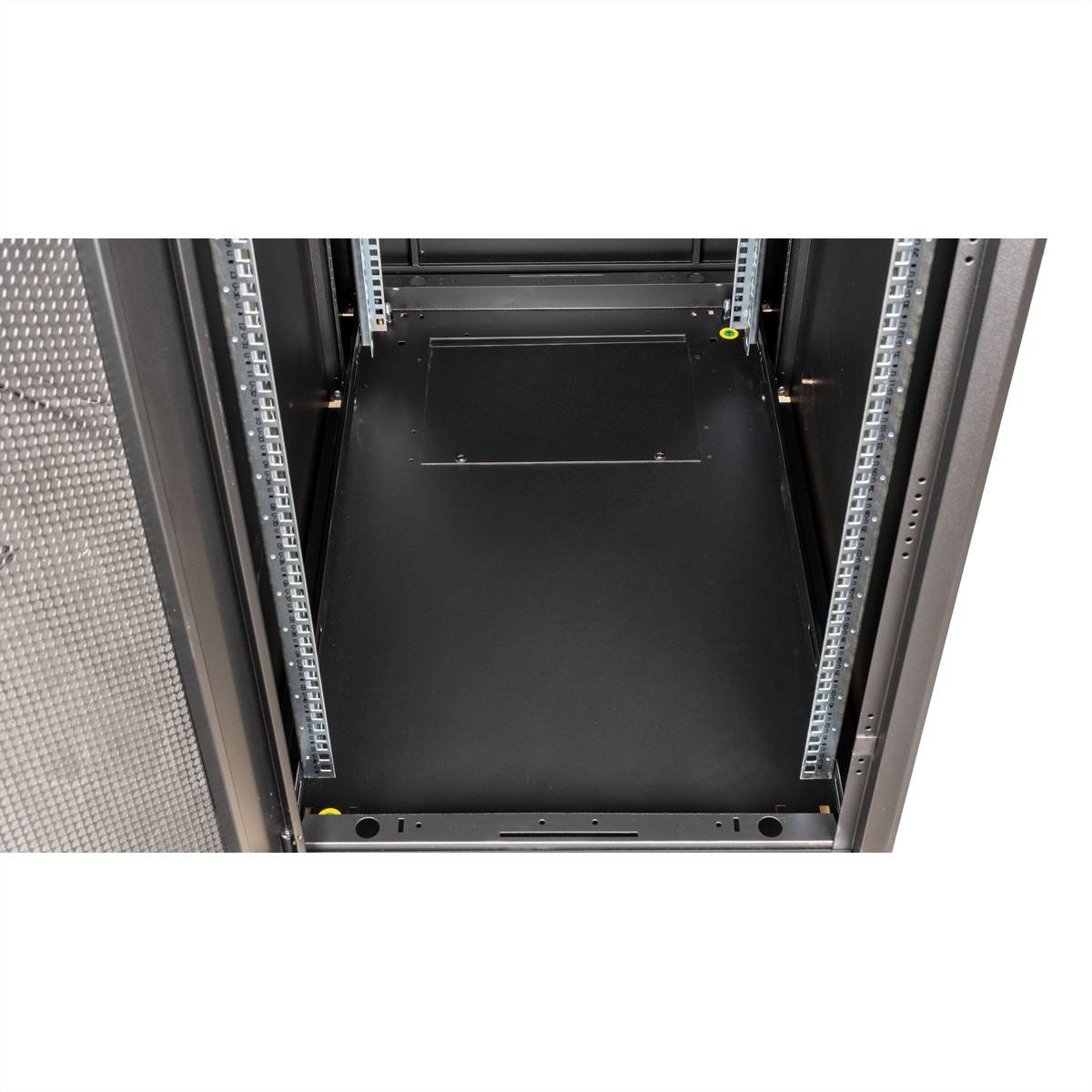 Roline Basic - Schrank Netzwerkschrank - perforierte Tür, 600x1000 BxT - RAL 9005, Jet Black - 42HE - 48.3 cm (19")