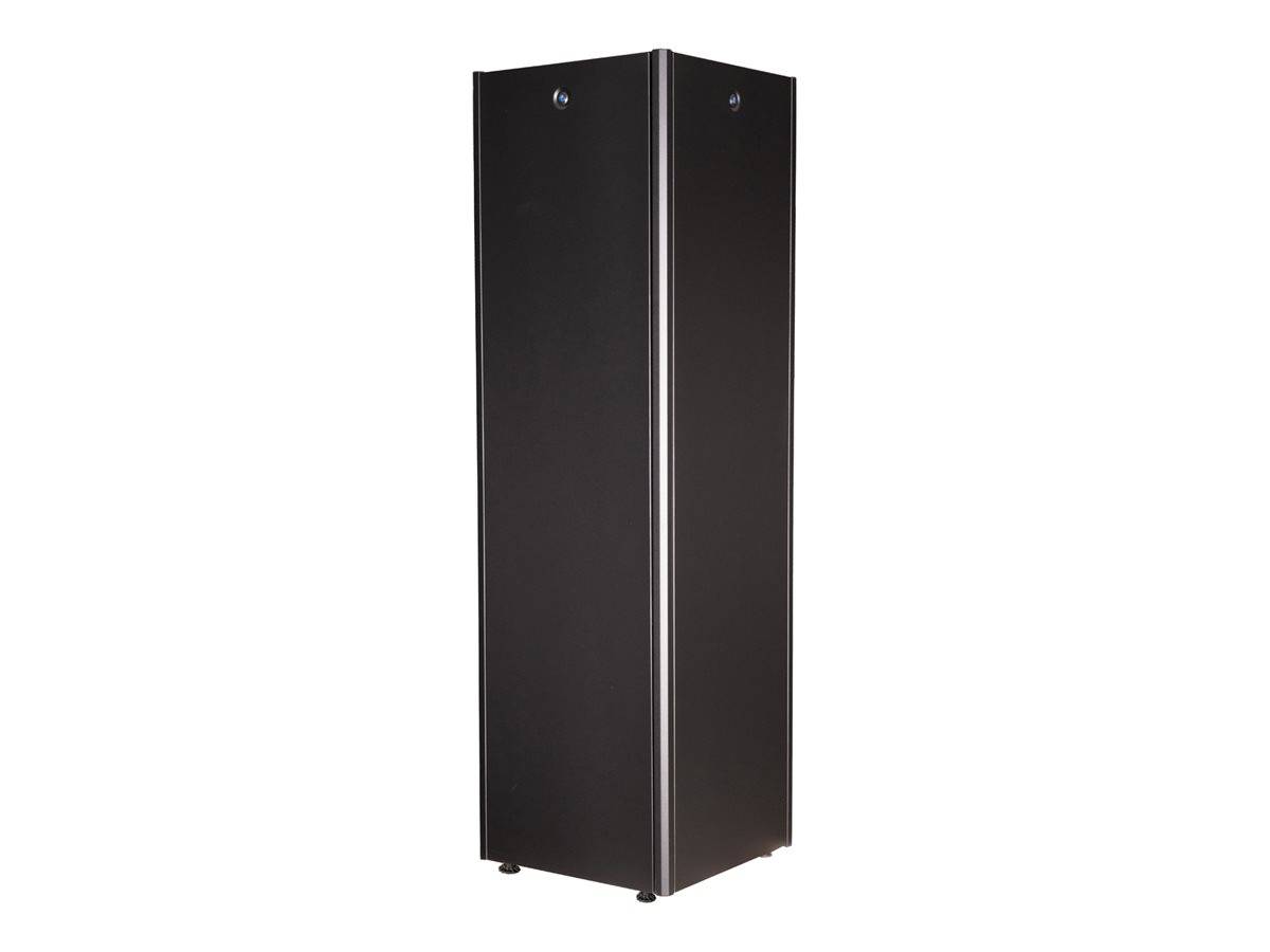 ROTRONIC-SECOMP - Roline Basic - Schrank Netzwerkschrank - glass door, 600x600 WxD - RAL 9005, Jet Black - 42HE - 48.3 c