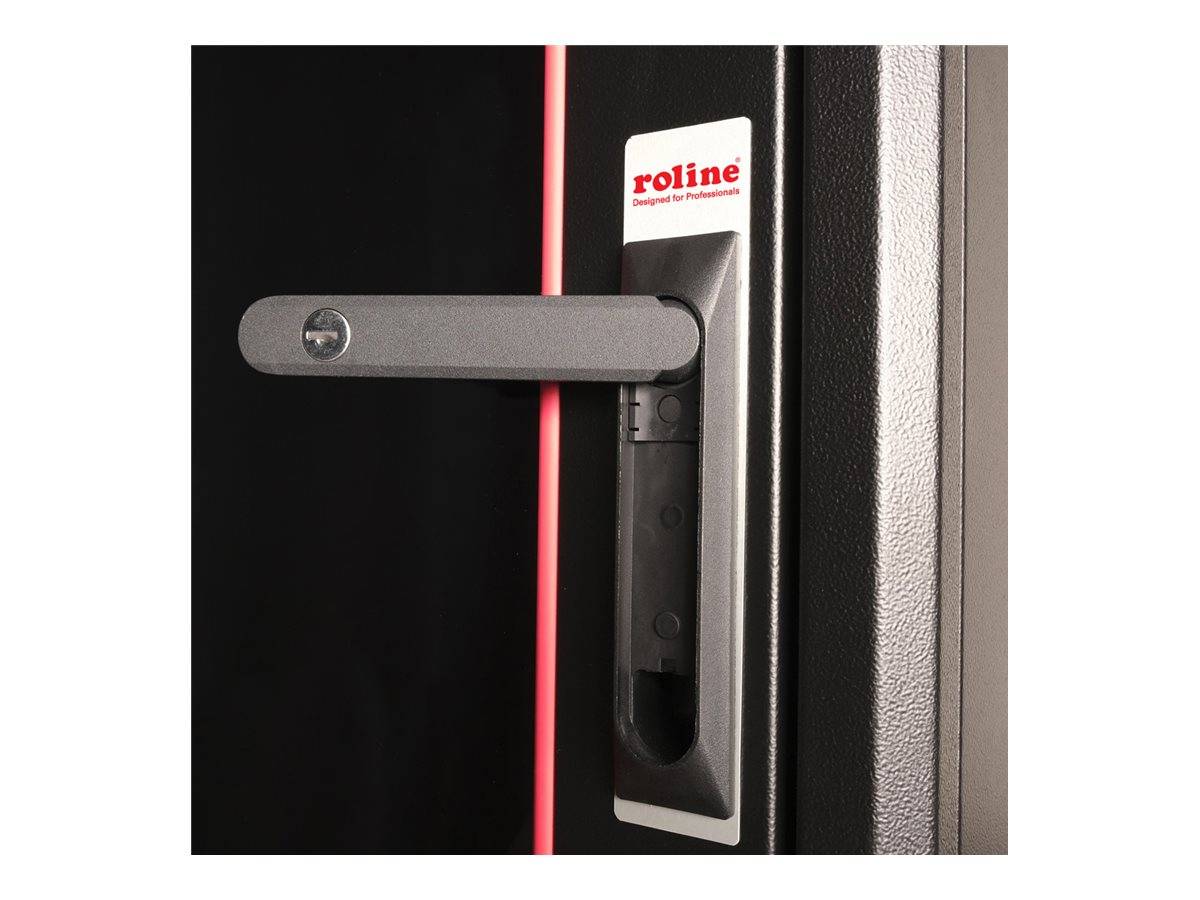 ROTRONIC-SECOMP - Roline Pro - Schrank Netzwerkschrank - mit Glastür, 800 x 1000 mm (B x T)