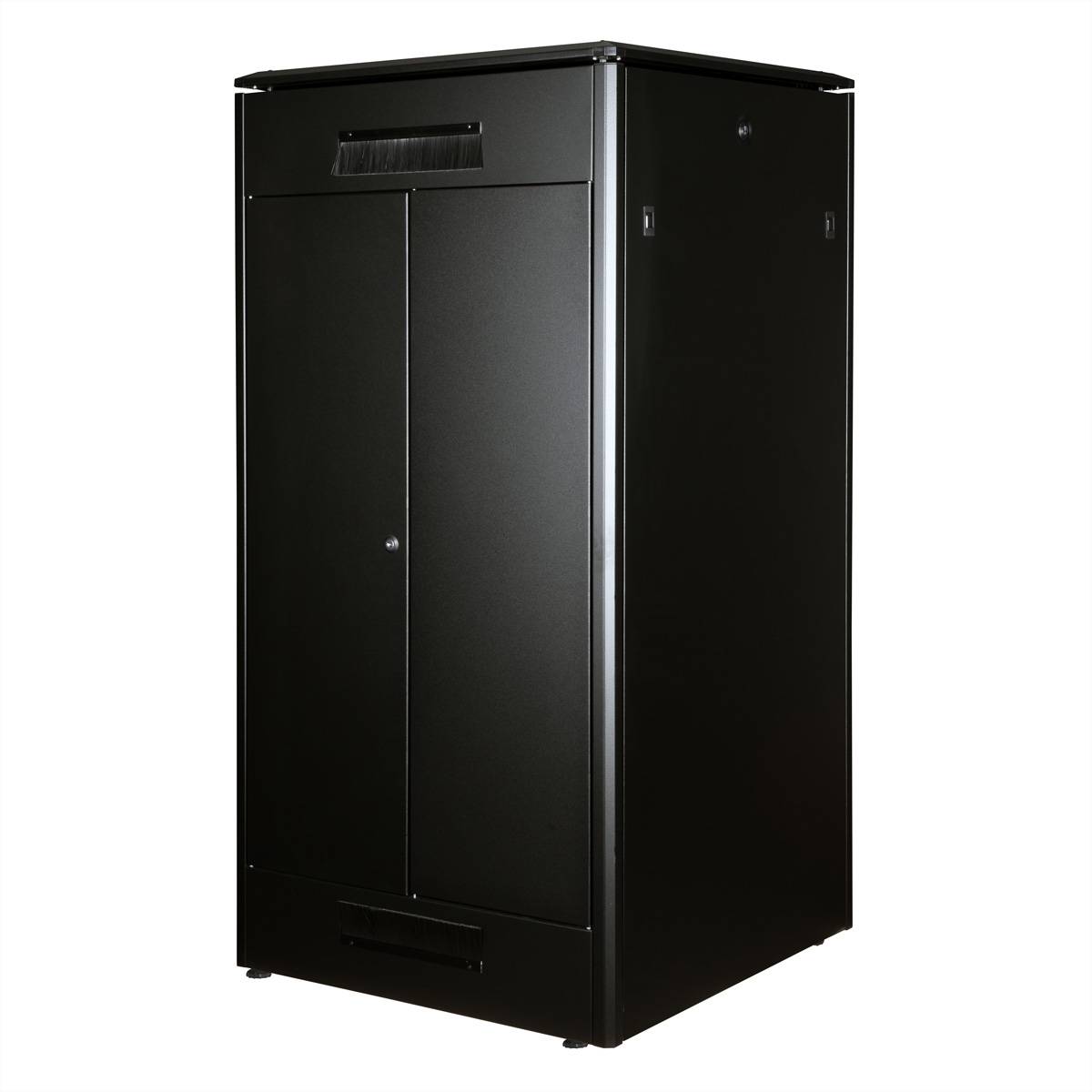 ROLINE 19-Zoll Netzwerkschrank Pro 32 HE, 800x800 BxT Glastür schwarz