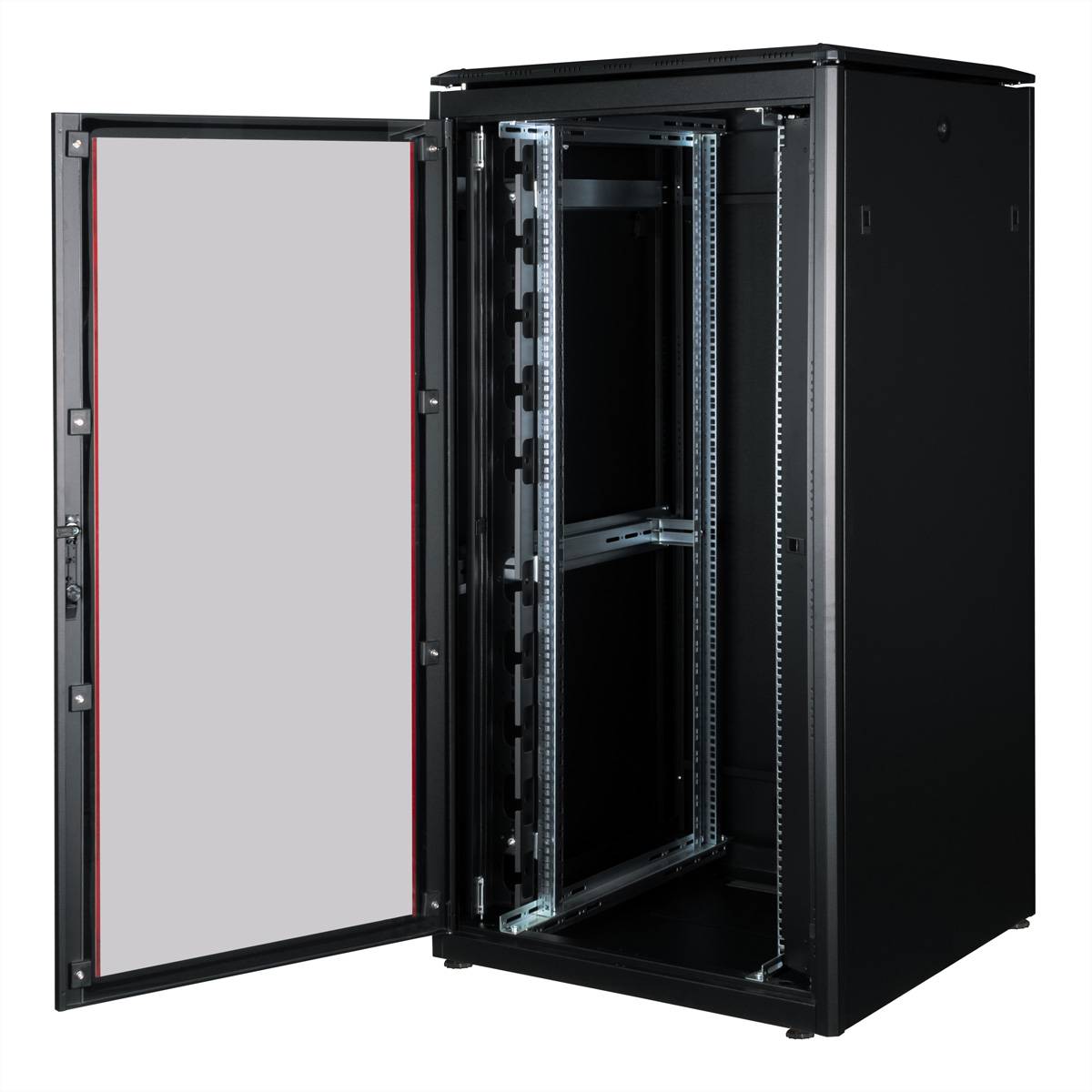 Roline Pro - Schrank Netzwerkschrank - mit Glastür, 800 x 800 mm (B x T)