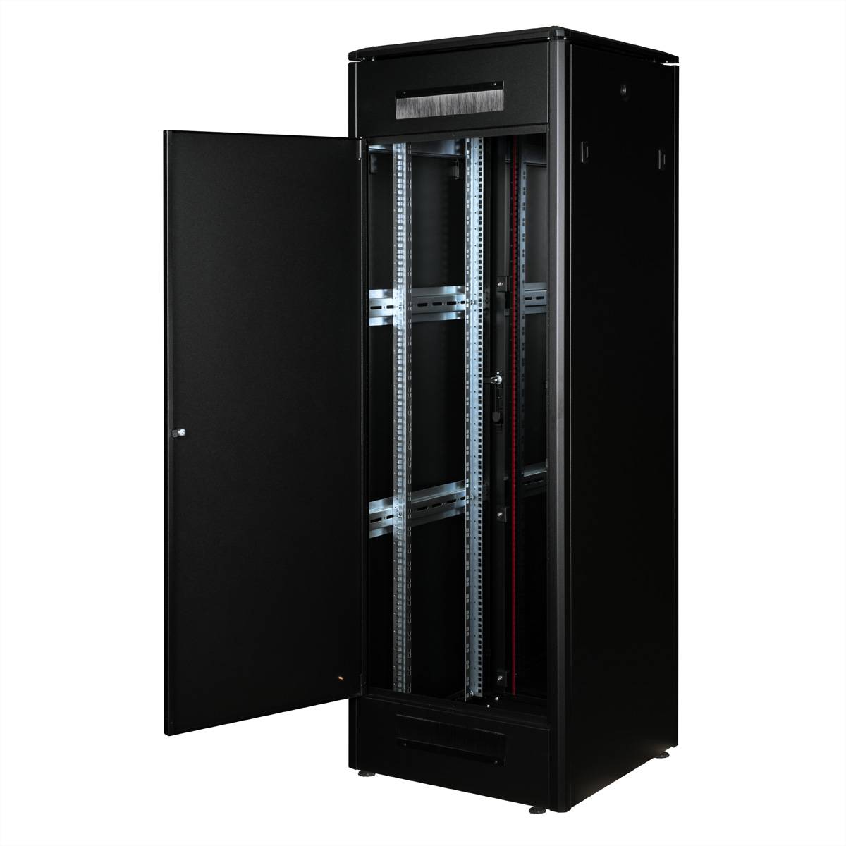 Roline Pro - Schrank Netzwerkschrank - mit Glastür, 600 x 600 mm (B x T)