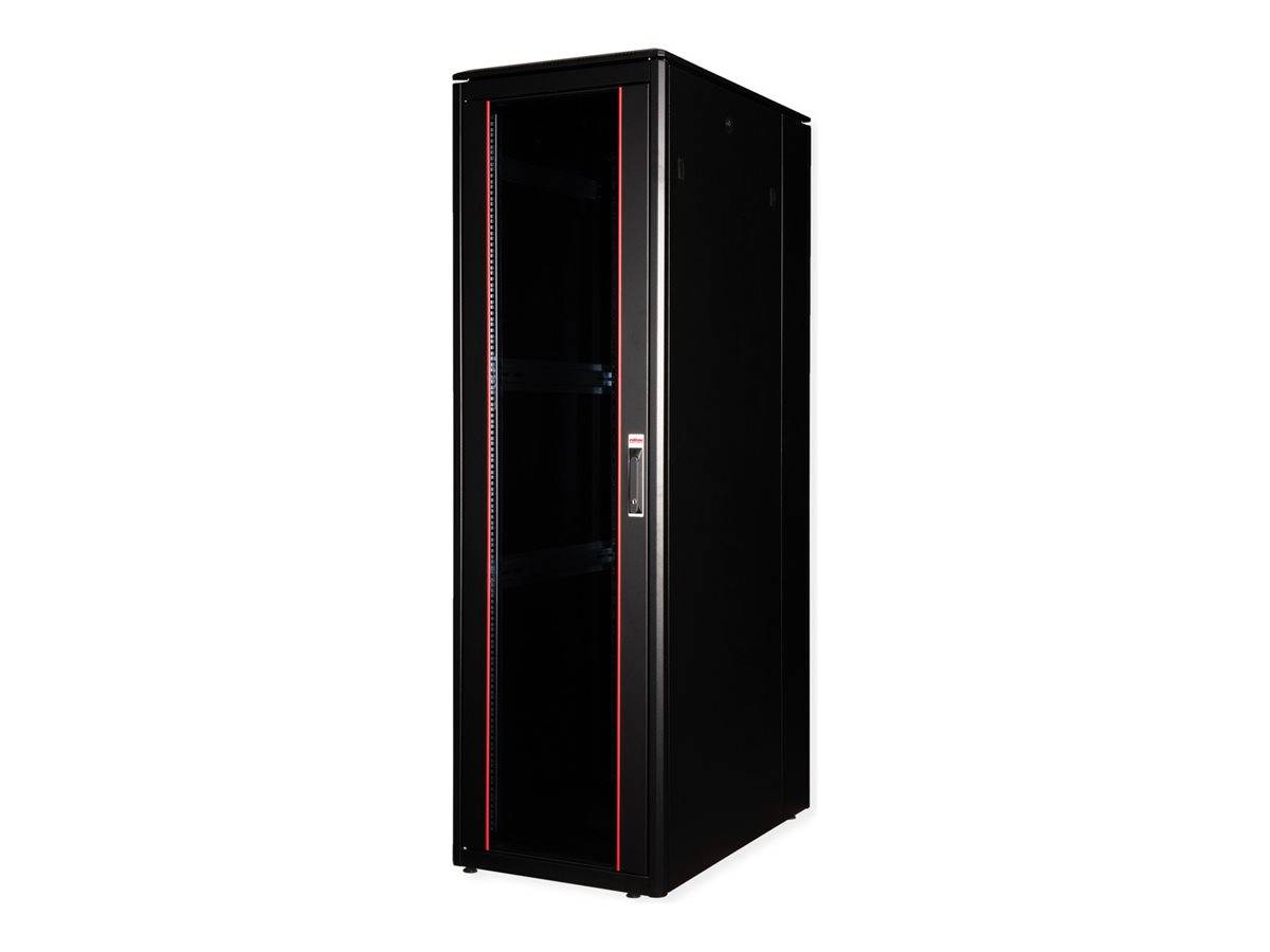 ROTRONIC-SECOMP - Roline Pro - Schrank Netzwerkschrank - Jet Black, RAL 9005 - 42HE - 48.3 cm (19"")