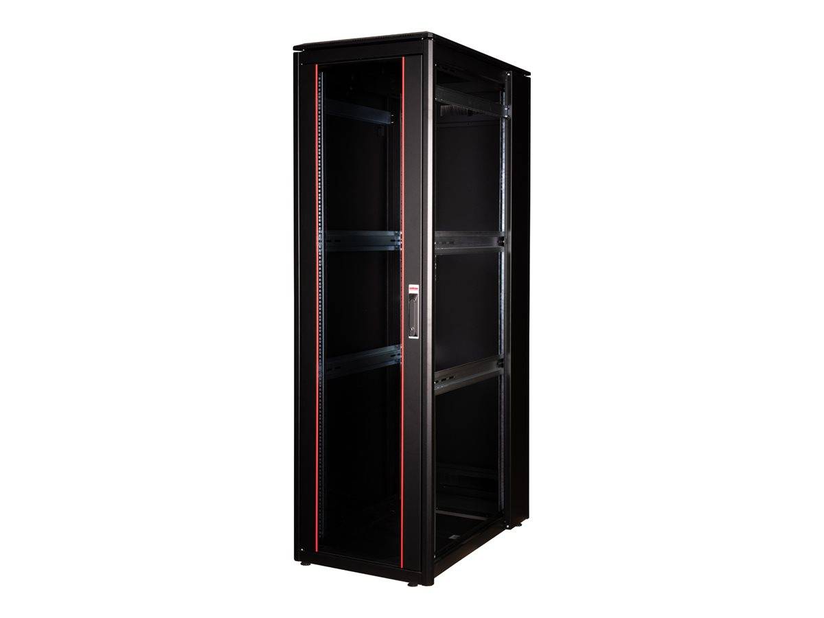 ROTRONIC-SECOMP - Roline Pro - Schrank Netzwerkschrank - Jet Black, RAL 9005 - 42HE - 48.3 cm (19"")