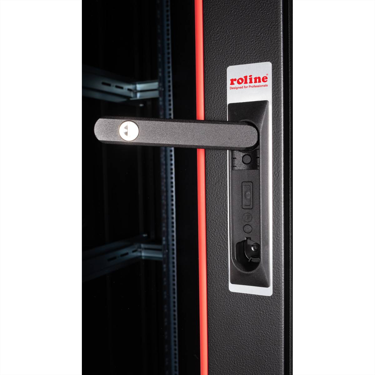 ROLINE 19-Zoll Netzwerkschrank Pro 47 HE, 800x800 BxT Glastür schwarz