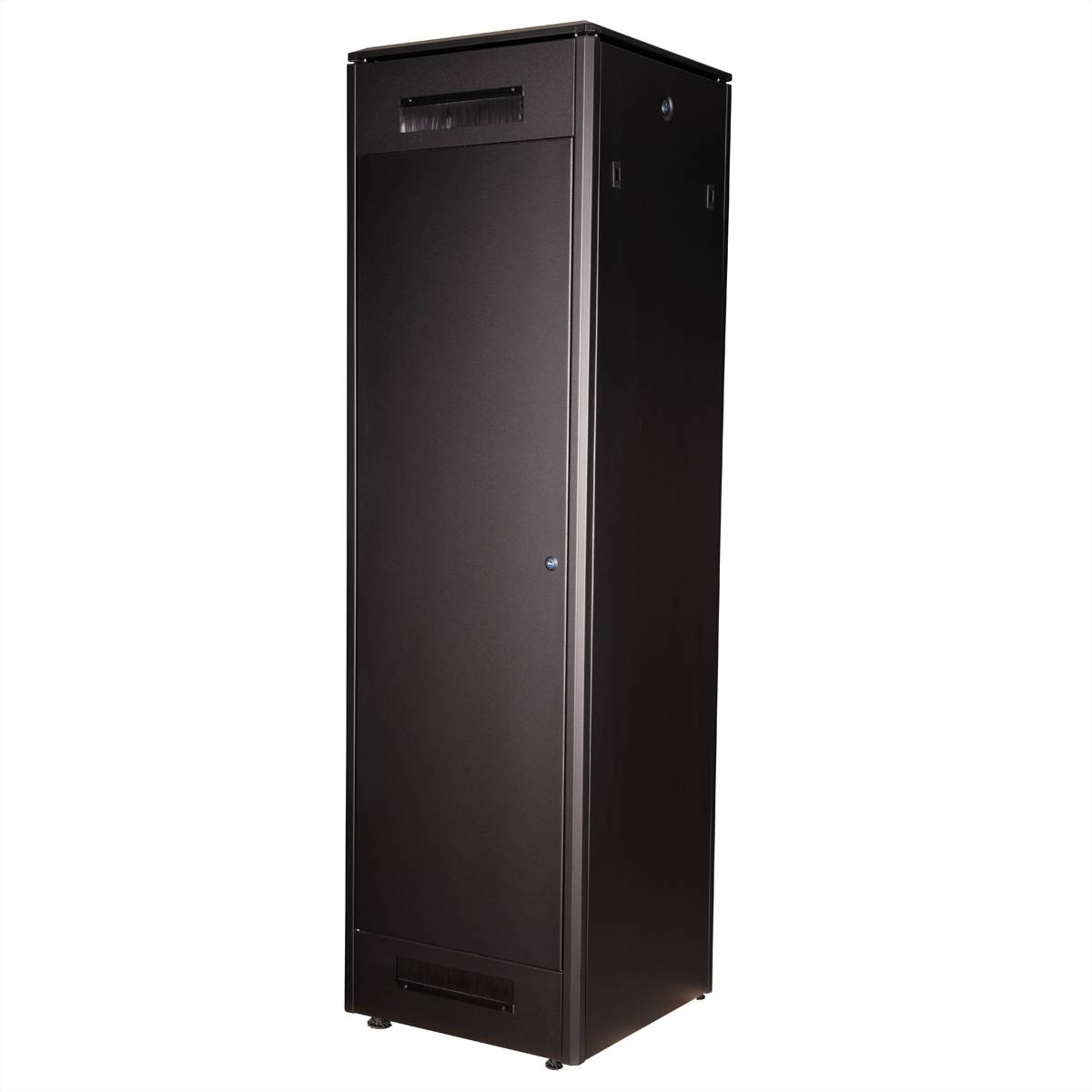ROLINE 19-Zoll Netzwerkschrank Pro 47 HE, 600x600 BxT Glastür schwarz
