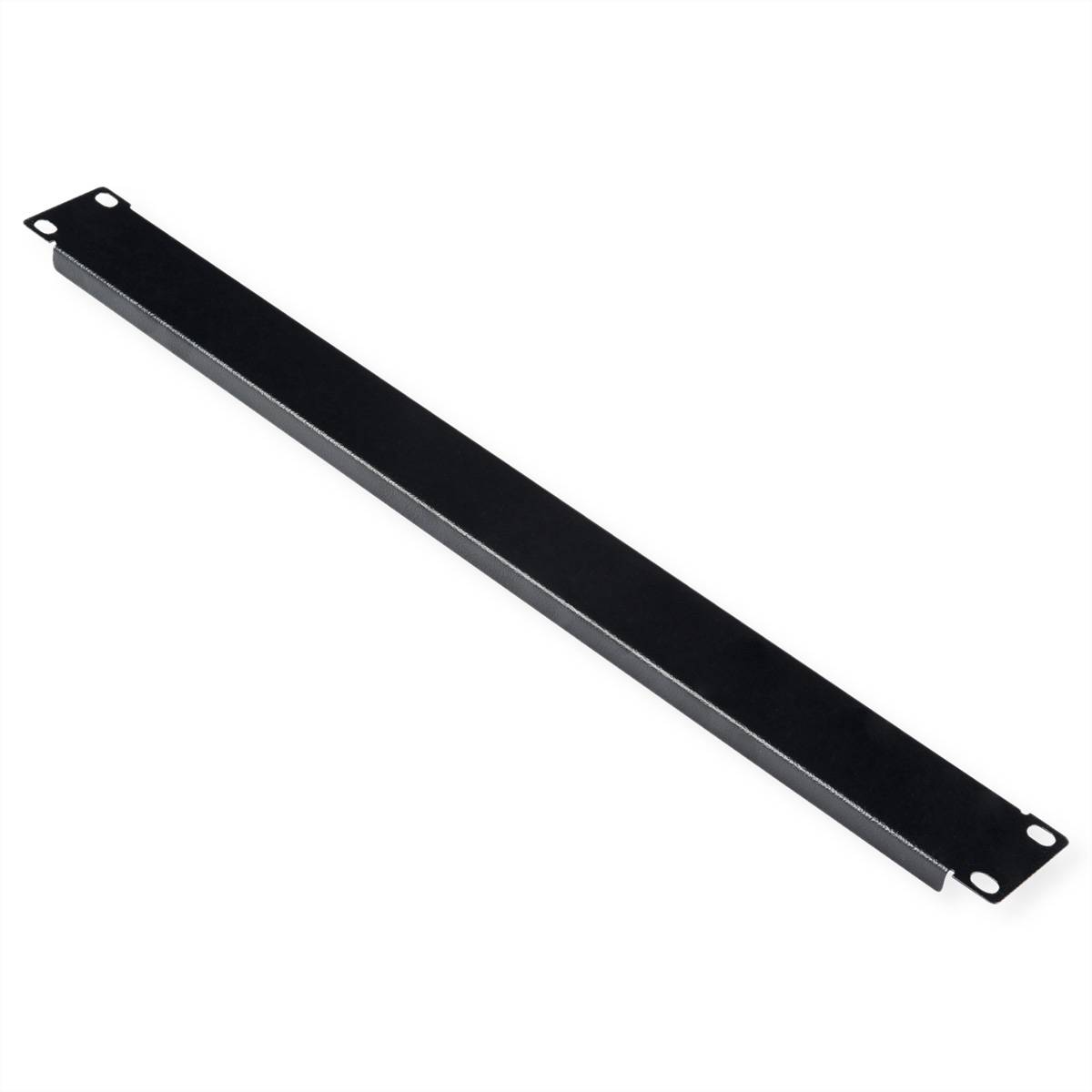 ROLINE Blindabdeckung - Jet Black, RAL 9005 - 1U - 48.3 cm (19")