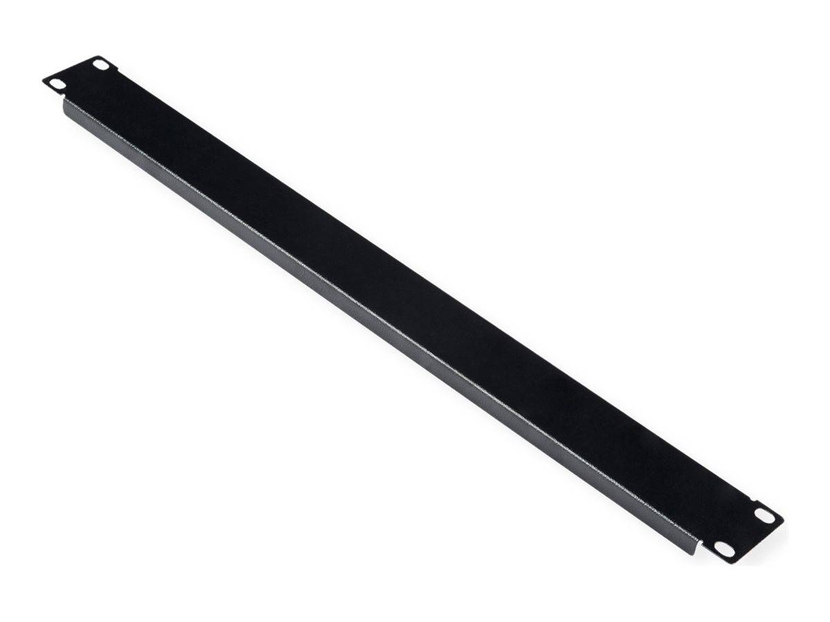 ROLINE Blindabdeckung - Jet Black, RAL 9005 - 1U - 48.3 cm (19")