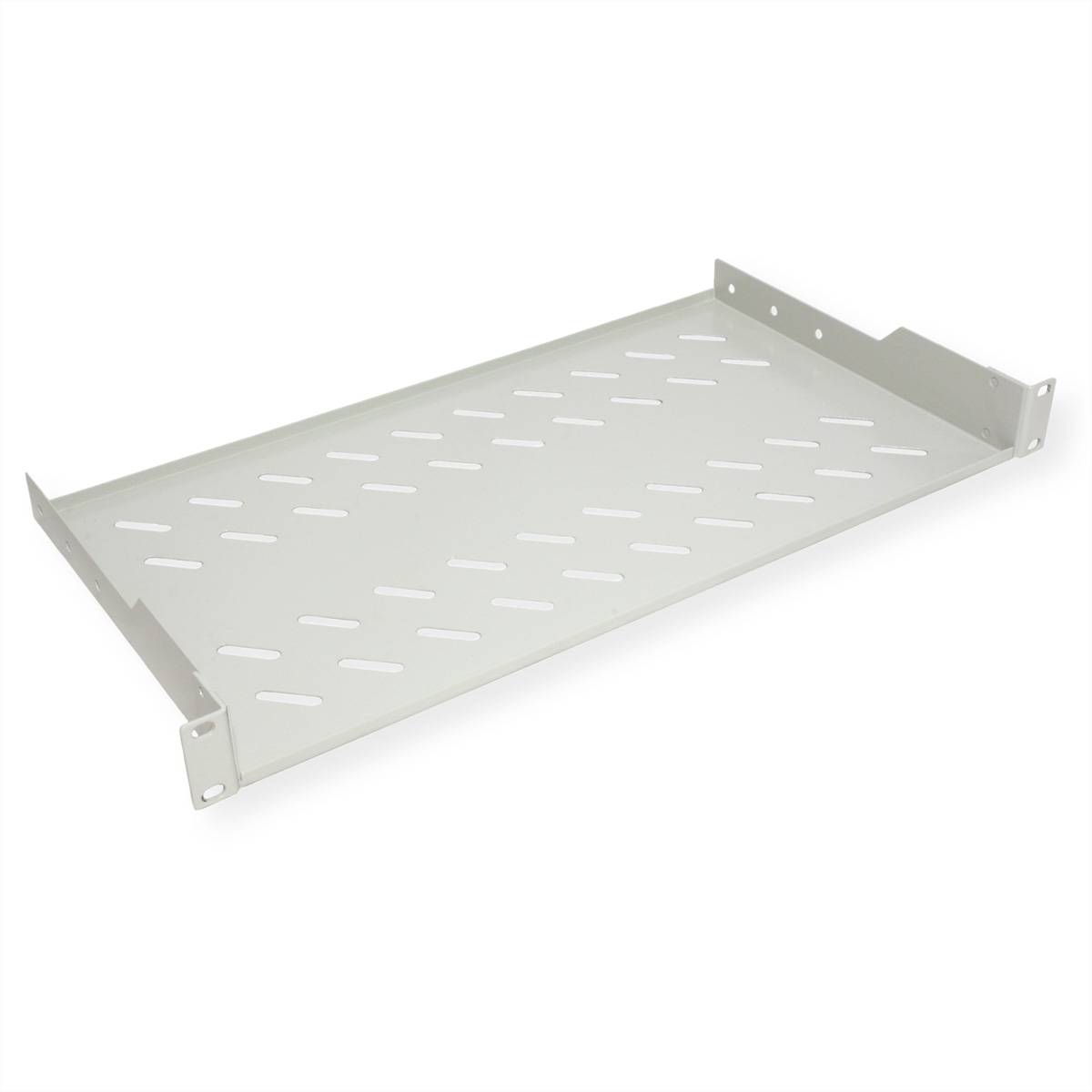 Roline - Rack - Regal - 250 mm tief, Tragfähigkeit 15 kg - RAL 7035, Hellgrau - 1U - 48.3 cm (19"")