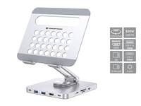 CONCEPTRONIC - Tablet Halterung inkl 8-in-1 Docking Station si