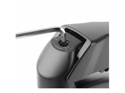 Manhattan - Befestigungskit (Gelenkarm) - Gasfeder - für 2 LCD-Displays - Aluminium - Schwarz - Bildschirmgröße: 43.2-81