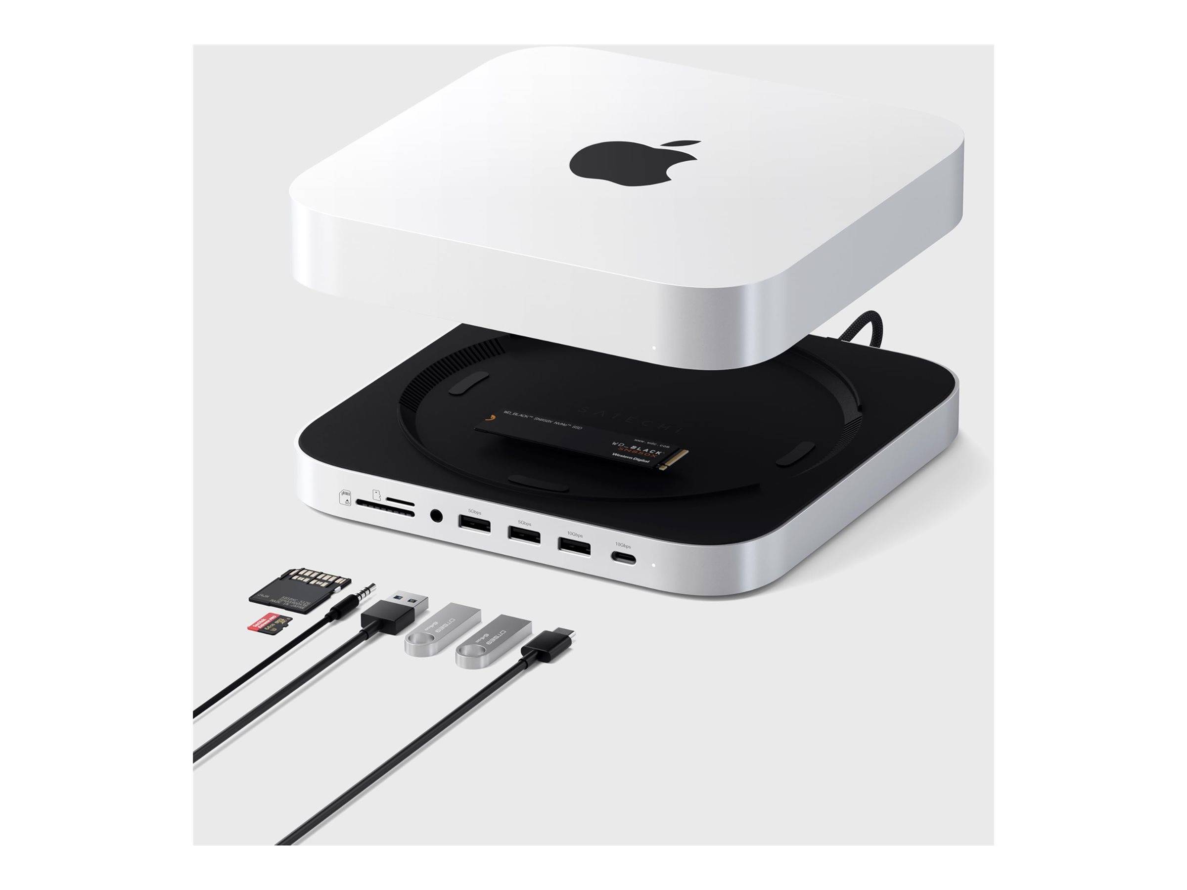 Satechi Stand Hub für Mac Mini M1/M2 / Studio M1/M2 NVMe SSD Integriertes