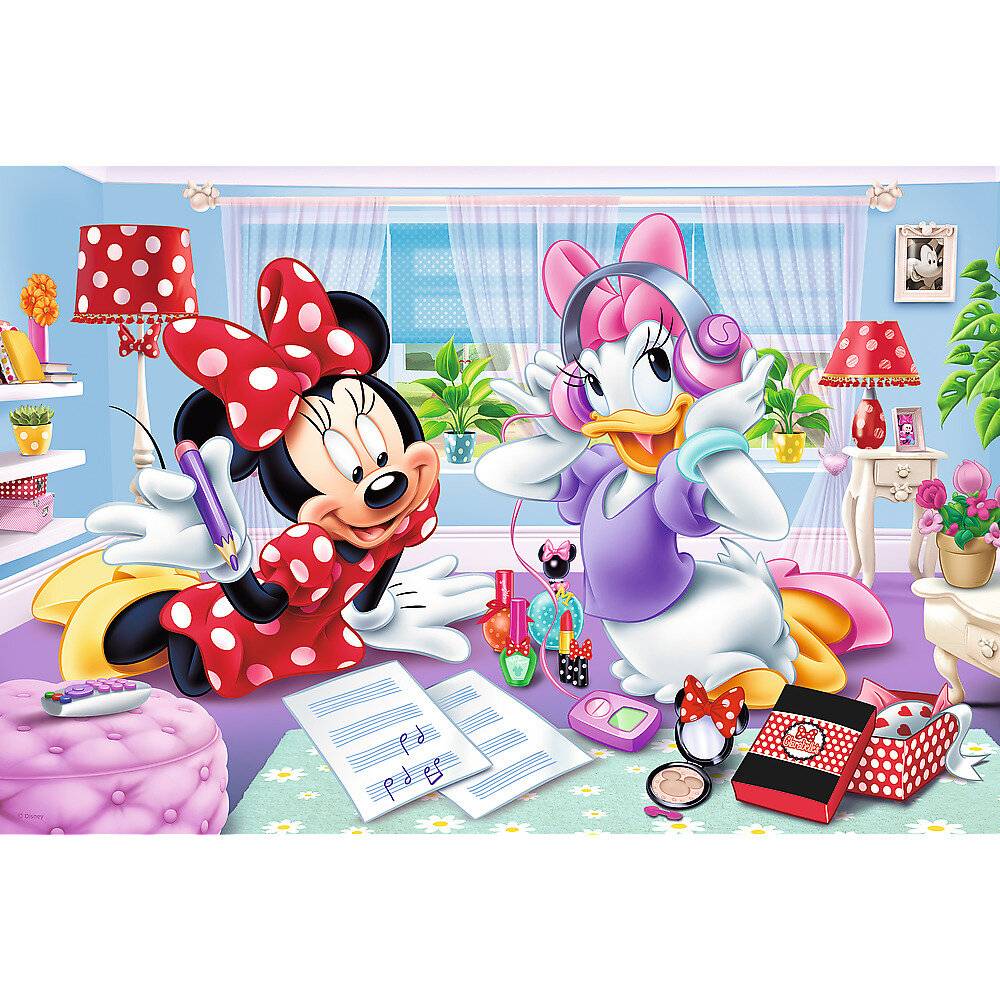 TREFL Puzzle Minnie und Daisy 160 Teile