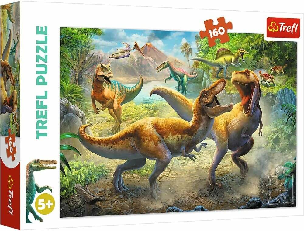 TREFL Puzzle Dinosaurierduell 160 Teile