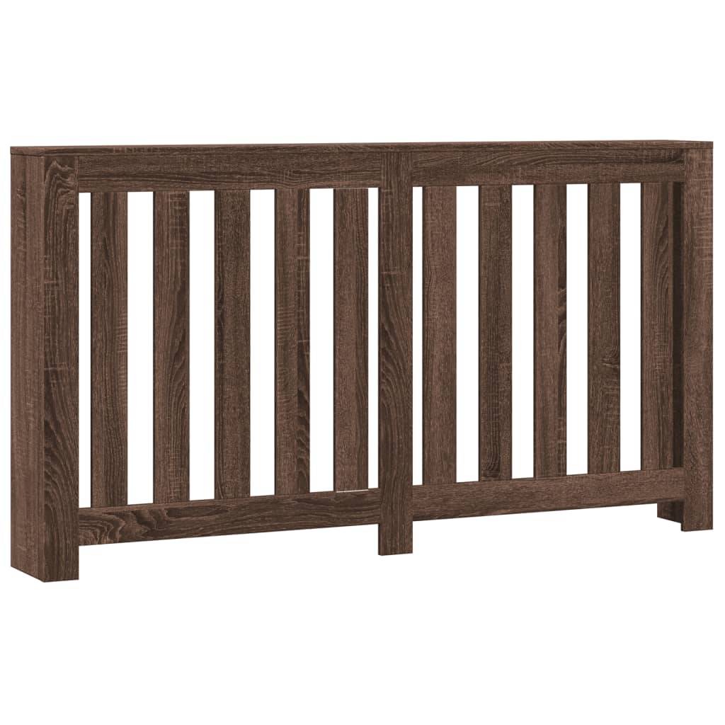 vidaXL Heizkörperverkleidung Eichen-Optik 149x20x82 cm Holzwerkstoff