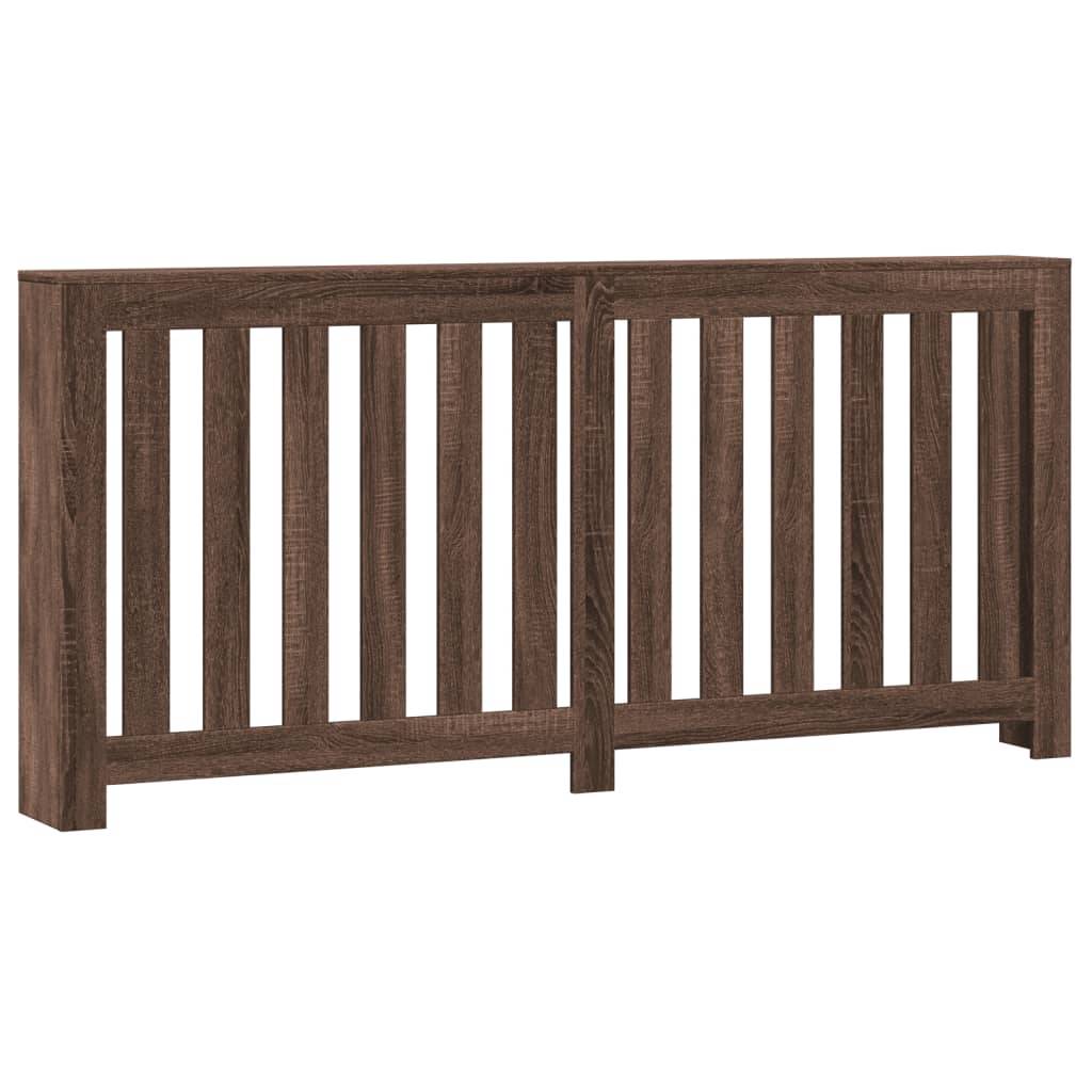 vidaXL Heizkörperverkleidung Braun Eiche 175x20x82 cm Holzwerkstoff