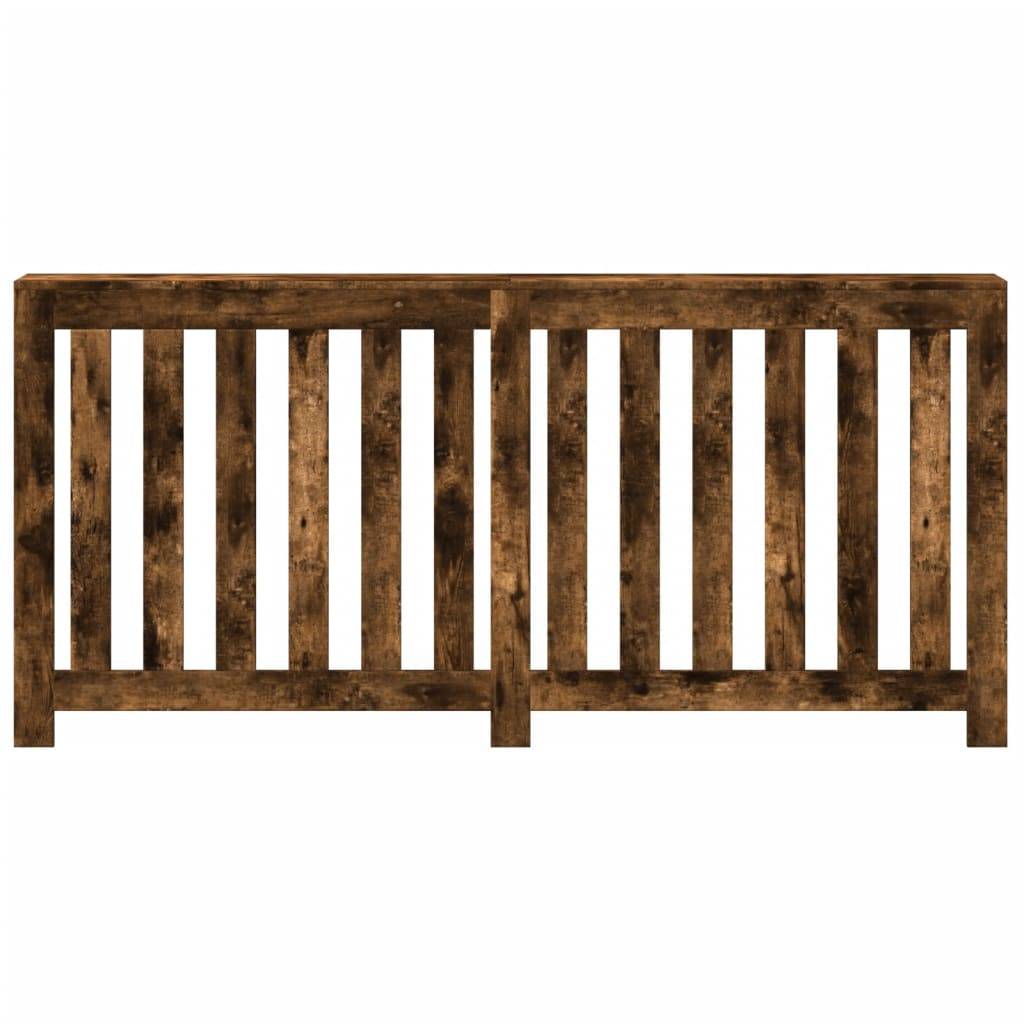 vidaXL Heizkörperverkleidung Räuchereiche 175x20x82 cm Holzwerkstoff