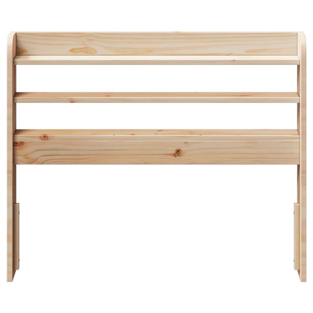 vidaXL Kopfteil mit Ablagen 75 cm Massivholz Kiefer