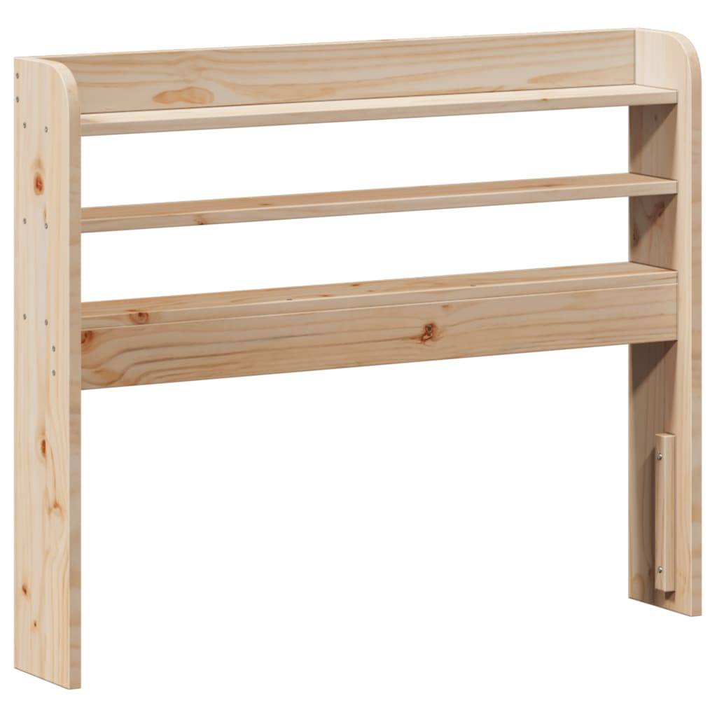 vidaXL Kopfteil mit Ablagen 75 cm Massivholz Kiefer