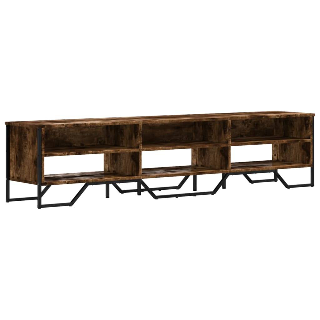 vidaXL TV-Schrank Räuchereiche 180x34x41 cm Holzwerkstoff
