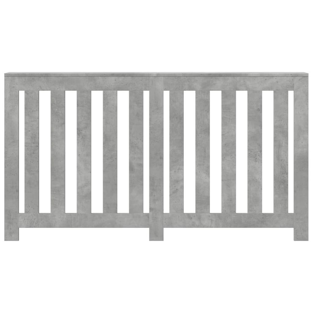 vidaXL Heizkörperverkleidung Betongrau 149x20x82 cm Holzwerkstoff