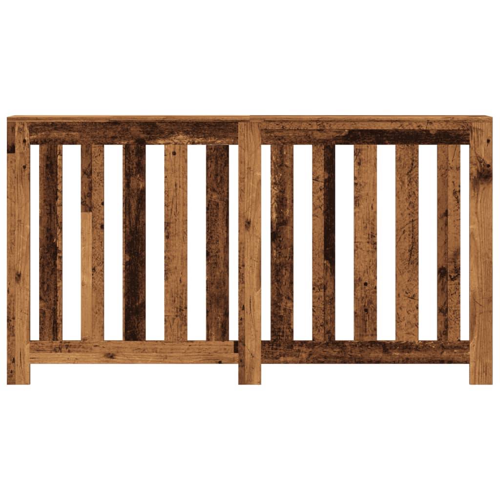 vidaXL Heizkörperverkleidung Altholz-Optik 149x20x82 cm Holzwerkstoff