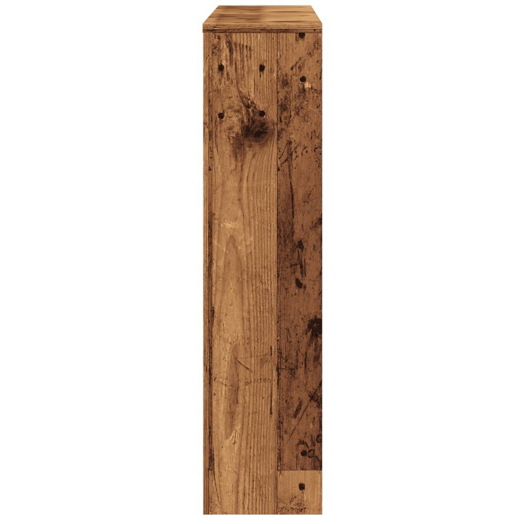 vidaXL Heizkörperverkleidung Altholz-Optik 149x20x82 cm Holzwerkstoff