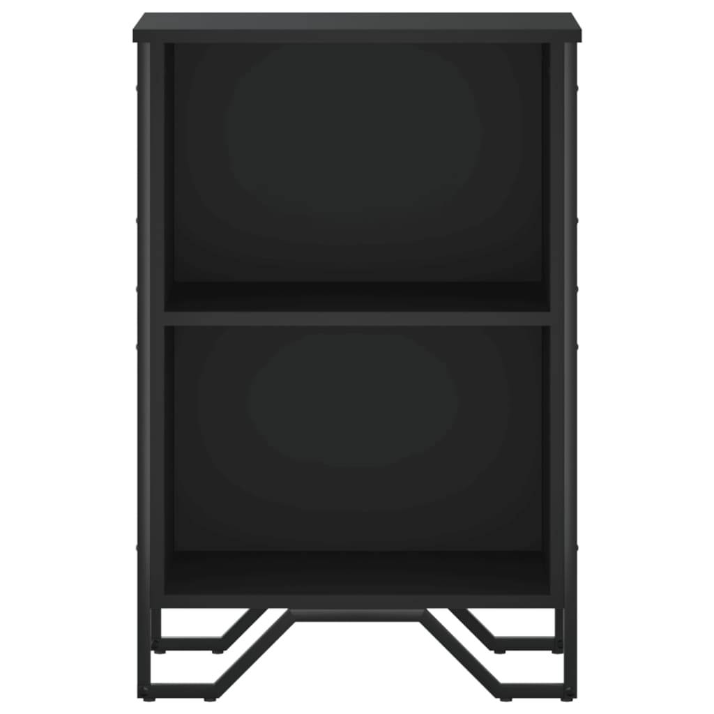 vidaXL Bücherregal Schwarz 50x31x74,5 cm Holzwerkstoff