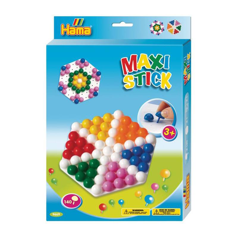 Hama Maxi Stick Stecker "Sechseck", Geschenkpackung