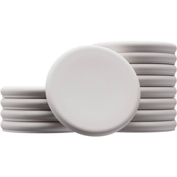 Glasboardmagnet extrastark warm grey VE=5 Stück