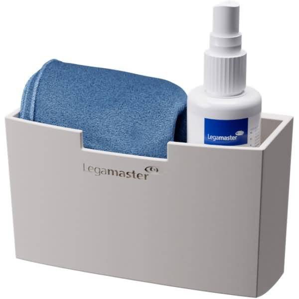 Zubehörhalter für Glasboards magnetisch leer warm grey