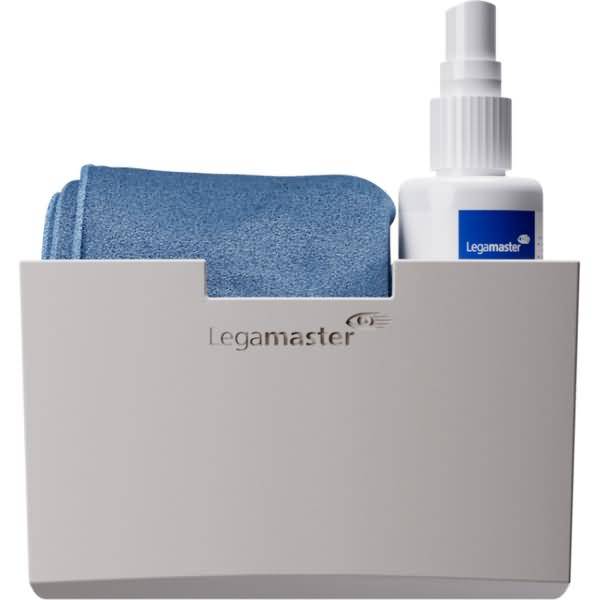 Zubehörhalter für Glasboards magnetisch leer warm grey