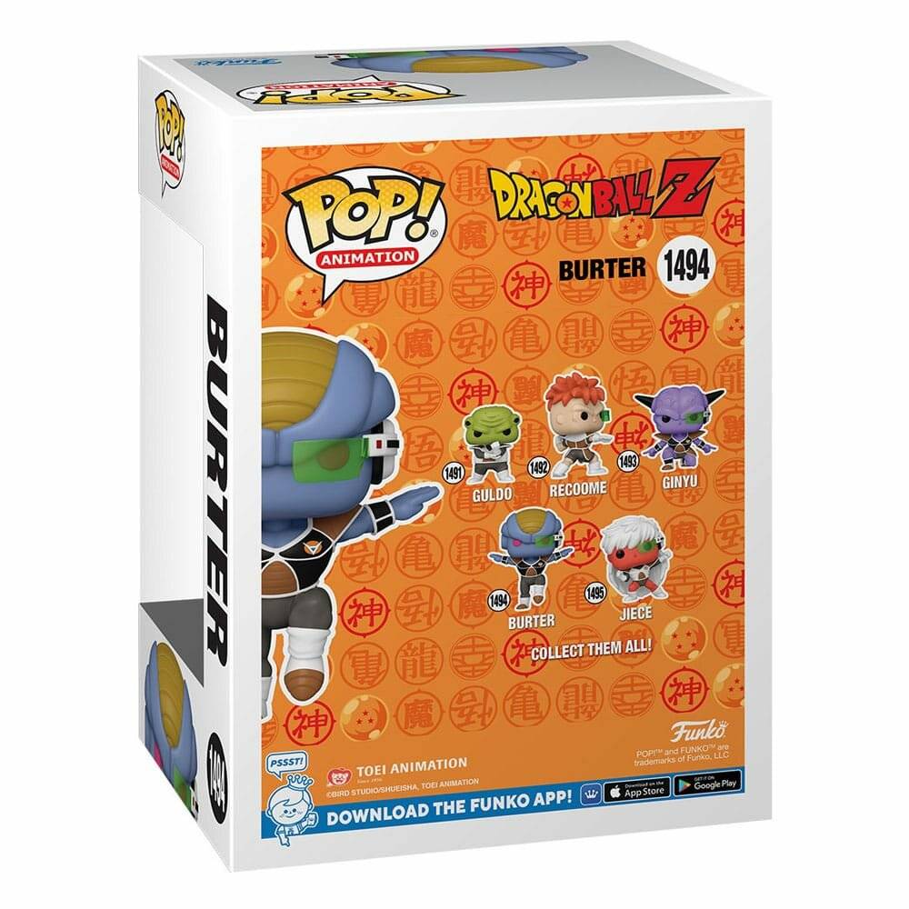 Dragon Ball Z POP! Animation Vinyl Figur Burter 9 cm