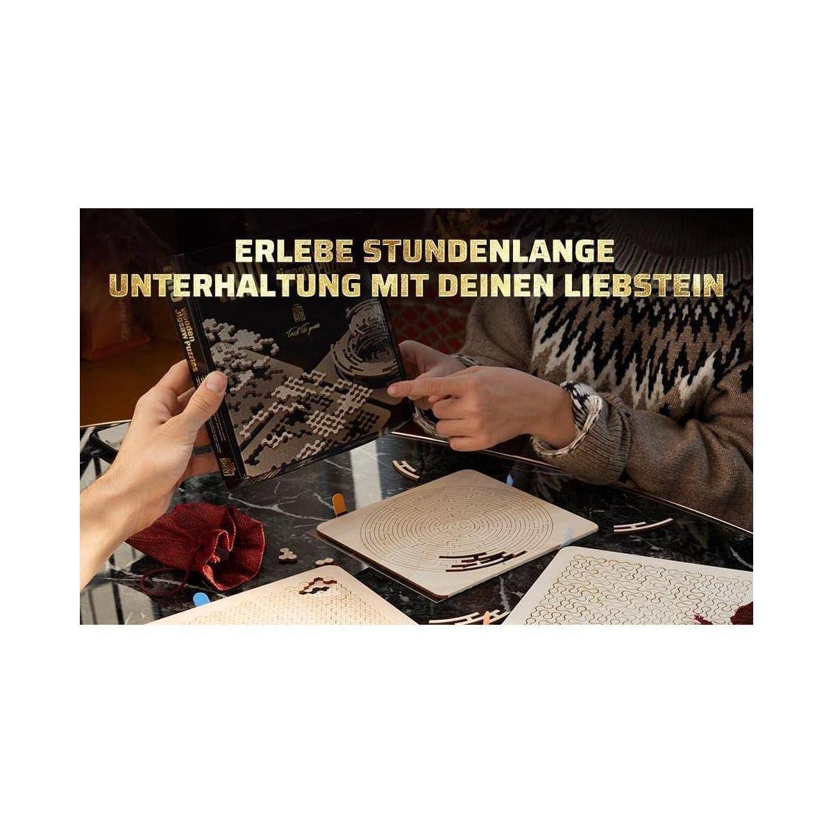 TRIO WOODEN JIGSAW PUZZLES -
