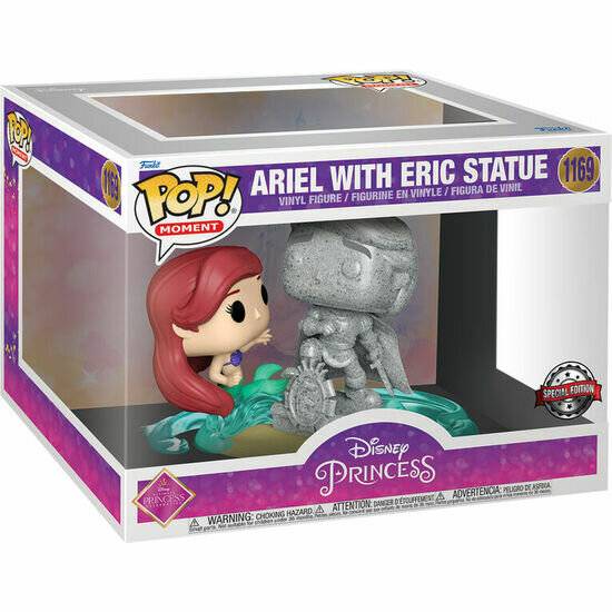 POP Figur Disney Ultimate Princess Die kleine Meerjungfrau Ariel & Statue Eric Exklusiv